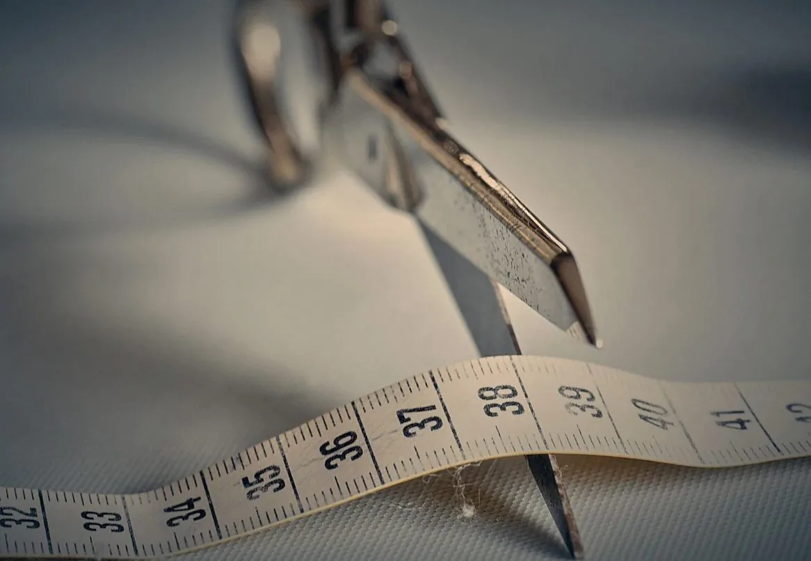 scissors, tape measure, measurement, fitness, tailoring, sewing, weight loss, weight loss, weight loss, weight loss, wei
